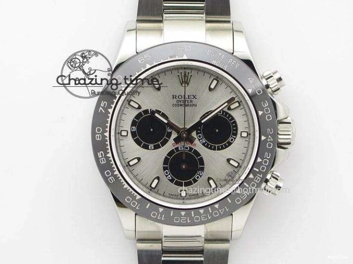 MiroTime 1227 Submariner 40mm Black Ceramic 5GF Best Edition Blue Candy Dial on Black Rubber Strap SA FashionForward 2473